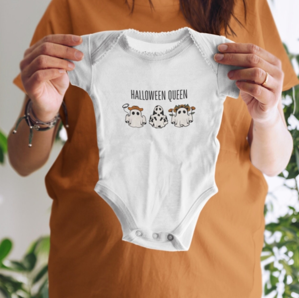Halloween Queen Baby Onesie